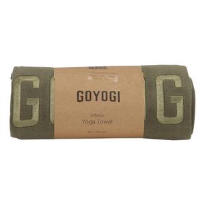GOYOGI Infinity Yoga Towel - Dark Olive - 1 stk.