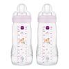 MAM Easy Active Baby Bottle 330 ml - Rosa - 2 stk.