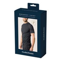Swedish Posture T-shirt Posture Reminder Black Men - S