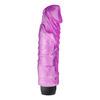 Baseks Realistisk Multispeed Purple Dildo Vibrator XL