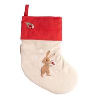 Filibabba Brodert sokk - Wonderful Winter - Hare - 1 stk.