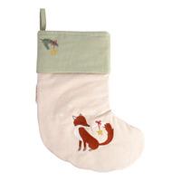 Filibabba Brodert sokk - Wonderful Winter - Ræv - 1 stk.