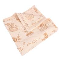 Filibabba Stor stoffbleie / svøp 120x120 cm GOTS - Dreamy Adventurers - 1 stk.