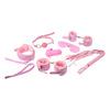 Baseks Pink Fluffy Bondage-sett for nybegynnere