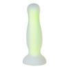 Baseks Glow in the Dark Yellow Medium Anal Dildo