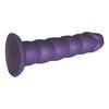 Baseks Swirly Purple Silikon Dildo 17,5 cm