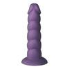 Baseks Swirly Purple Silikon Dildo 17,5 cm