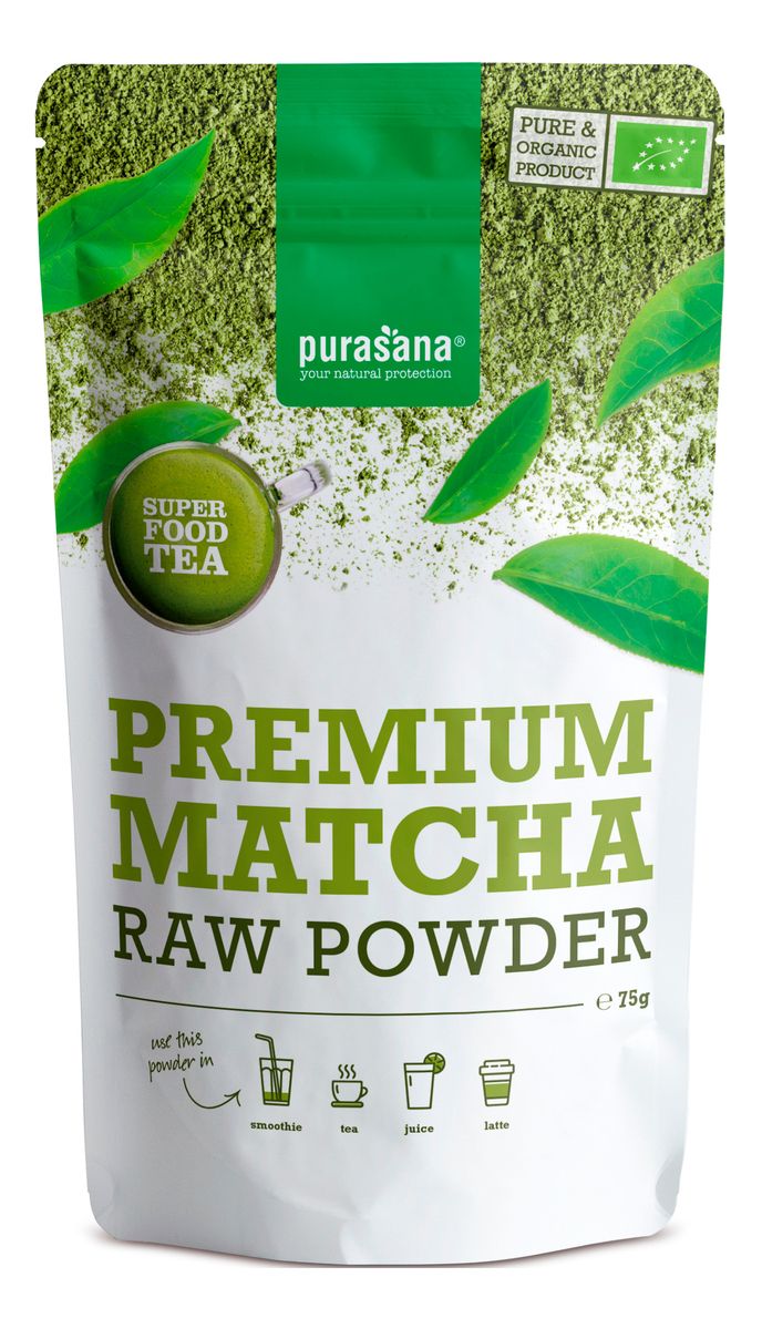 Kjøp Purasana Premium Matcha Raw Powder – 75 g | Økologisk matcha hos ...