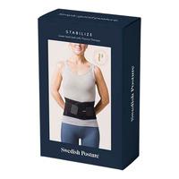 Swedish Posture Lumbar Stabiliseringsbelte Black - M