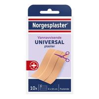 Norgesplaster Vannavvisende Universalplaster, 6 x 10 cm - 10 stk.