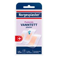 Norgesplaster Vanntett, pustende plaster - 15 stk.