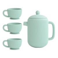 Mushie Silicone Tea Play Set - Cambridge Blue - 1 stk.