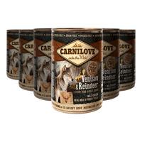 Carnilove Våtfor - hjort & reinsdyr - 6 x 400 g.