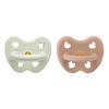 Hevea Natural Rubber Pacifier Round 3-36 måneder - Hornbæk - 2 stk.