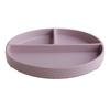 Mushie Silikone Tallerken Compartmentalised Soft Lilac - 1 stk.