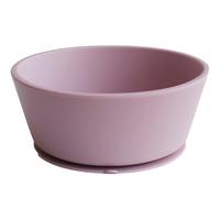 Mushie Silikone Skål Soft Lilac - 1 stk.
