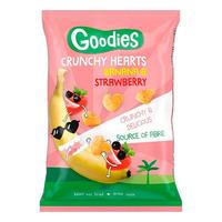 Goodies Crunchy Hearts Banana & Strawberry - 30 g.