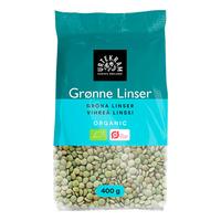 Urtekram Food Grønne Linser Ø - 400 g.