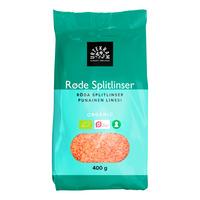 Urtekram Food Røde Splitlinser Ø - 400 g.