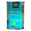 Urtekram grønne linser på boks Ø - 400 g