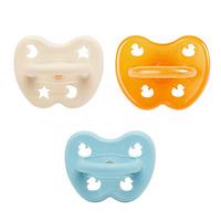 Hevea sut, Trial Trio-Pack, Newborn 0+ mnd, Natural, Milky White & Baby Blue - 3 stk.