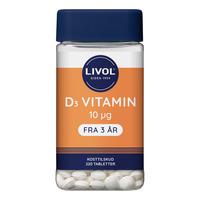 Livol D3-vitamin 10 µg - 220 tabl.