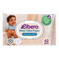 Libero Fuktig Toalettpapir - 42 stk.