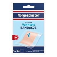 Norgesplaster Scankvikk Vanntett Bandasje, 7,9 x 9,7 cm  - 5 stk.