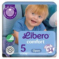 Libero Comfort 5 Åpen Bleie 9-14 kg - 34 stk.