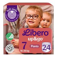Libero Up&Go 7 Buksebleie 16-26 kg - 24 stk.