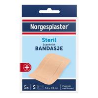 Norgesplaster Scankvikk Bandasje 5,4 x 7,6 cm, beige  - 5 stk.