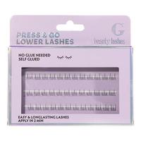G Beauty Lashes Press & Go Lower Lashes Natural - 1 stk.