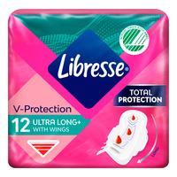 Libresse Freshness & Protection Ultra Long+ - 12 stk