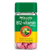 Møllers Pharma B12-vitamin 1000 µg - 100 stk.