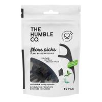 Dental Floss Picks fra The Humble Co., kull – 50 stk.