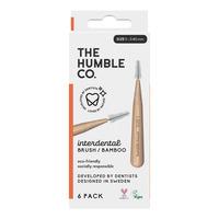 Mellomromsbørste fra The Humble Co. str. 1, oransje – 6 stk.