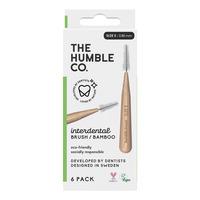 The Humble Co. mellomromsbørste str. 5, grønn - 6 stk.