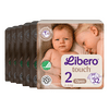 Libero Touch 2 Åpen Bleie - 6 x 32 stk.
