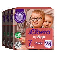 Libero Up&Go 7 Buksebleie - 4 x 24 stk.