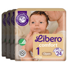 Libero Comfort 1 Åpen bleie - 4 x 24 stk.