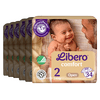Libero Comfort 2 Åpen Bleie - 6 x 34 stk.