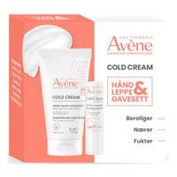 Avène Cold Cream Hand & Lip gaveeske – 1 sett