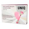 UNIQ Jade Rollers & Gua Sha Rose Quartz - 2 stk.