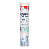 Nycoplus Calcium 500 mg brusetabletter jordbærsmak - 20 stk