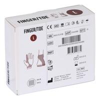 Carefix finger bandasje (large/brun) - 20 stk