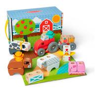 Melissa & Doug Blockables Bondegårdslekesett - 1 stk.