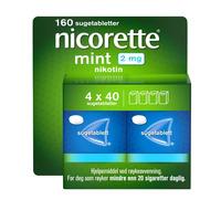 Nicorette Sugetabletter 2mg Mint - 160 stk.