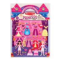 Melissa and Doug Puffy Klistremerker Gjenbrukbar - Prinsesse - 1 stk.