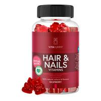 VitaYummy Hair & Nails Raspberry - 60 stk.