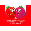 Multi-Tabs Kids Hindbær/Jordbær - 90 tyggetabl.